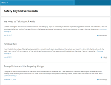 Tablet Screenshot of beyondsafewords.com